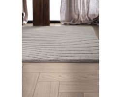 Carpetique Vloerkleed Rechthoek - 200x290 cm – Beige - Antislip – Japandi & Scandinavisch Woonkamer Tapijt