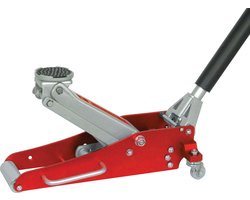 Carpoint Garagekrik – Verrijdbaar - Maximaal 1500KG – Hefhoogte 90-358mm – Met zwenkwielen & steunplaat - Rubberen antislip laag - Automatische veiligheidsklep