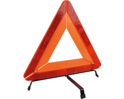 Carpoint Gevarendriehoek Zwaar Model - E-keur – Reflecterend PVC – Draaibare voet – Inclusief opbergkoker