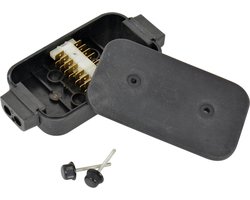 Carpoint Kabelverbindingsdoos 8-delig Zwart In Blister