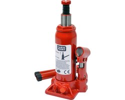 Carpoint Schaarkrik + Ratelsleutel - 2000 kg – Compact & Handzaam – Hefhoogte 104–385 mm - Voor auto, camper, caravan of aanhangwagen - Maximaal belastbaar gewicht 2000KG