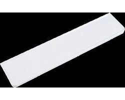 Carrara en Matta Dora planchet kunststof 60x12cm wit