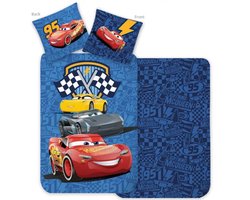 Cars Peuterdekbedovertrek racing - 100 x 135 cm - Katoen
