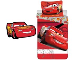 Cars slaapkamerset; dekbedovertrek en kussen