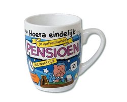 Cartoonmok Pensioen - 300 ml