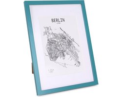 Casa Chic Fotolijst met passe-partout, 45x32cm fotolijst voor collage, Glazen fotolijst, Staand/wandmontage, Verticaal/horizontaal gebruik, A3 houten fotolijst