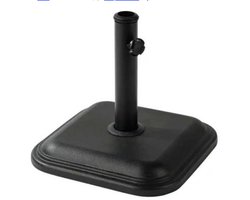 Casa Parasolvoet Zwart – Stevige Weerbestendige Houder voor Stokparasols – Tuinparasol Bodemhouder