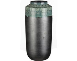 Casa Vivante Frati vaas grijs blauw maat in cm : H35 x D16cm