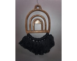 Casa Vivante Peru muur decoratie zwart 21,5x15cm