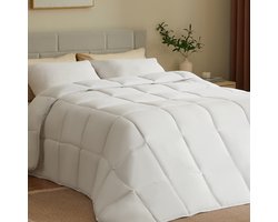 CASABEL dekbed 240x260 cm, 450 g/m² polyester, 4 seizoenen - ademend, thermoregulerend, wasbaar