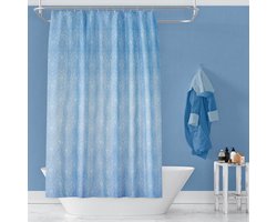 Casabueno 2344 - Douchegordijn 100x200 cm - Badkamer Gordijn - Shower Curtain - Waterdicht - Sneldrogend en Anti Schimmel -Wasbaar en Duurzaam