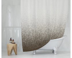 Casabueno - Douchegordijn 180x200 cm - Polyester - Badkamer Gordijn - Shower Curtain - Waterdicht - Sneldrogend en Anti Schimmel -Wasbaar
