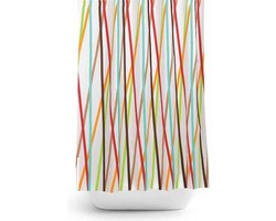 Casabueno - Douchegordijn - 240x200 cm - Badkamer Gordijn - Shower Curtain - Waterdicht - Een Stuk - Sneldrogend en Anti Schimmel -Wasbaar en Duurzaam - Stripe