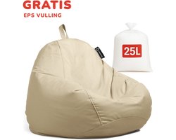 Casacomfy – Pear Original – Zitzak – Beige – Ergonomisch Ontwerp – Binnen & Buiten – Volwassenen & Kinderen