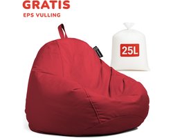 Casacomfy – Pear Original – Zitzak – Rood – Ergonomisch Ontwerp – Binnen & Buiten – Volwassenen & Kinderen