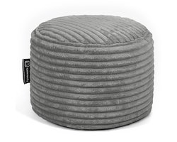 Casacomfy Poeffie - Poef - Rond - Corduroy - Ø 45 cm - Antraciet