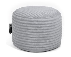 Casacomfy Poeffie - Poef - Rond - Corduroy - Ø 45 cm - Grijs