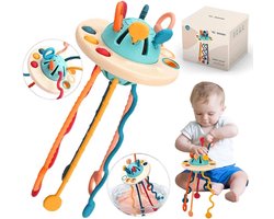 Casalora Montessori Speelgoed vanaf Baby 1 2 3 4 jaar - Educatief speelgoed voor baby's - Kinderspeelgoed Onderweg - Baby Speelgoed 6 7 8 9 10 Maanden - Ophangbaar - Baby-bijtspeeltjes - Baby sensorisch speelgoed