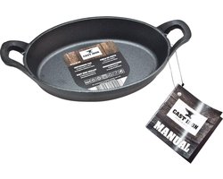 CasaLupo Ovenschaal Cast Iron Gietijzer Ovaal 21 x 15 x 4 cm