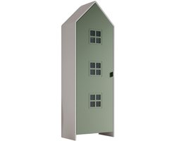 Casami Bruges Kledingkast - Groen 58x37x172 Cm