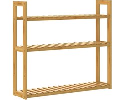 Casaria 2-in-1 wandplank & staande plank van bamboe