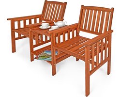 Casaria 2-Zits Tuinbank – FSC®-Gecertificeerd Acaciahout – 164 cm