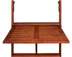 Casaria Balkontafel - FSC®-Gecertificeerd Acaciahout Hangend – Bruin