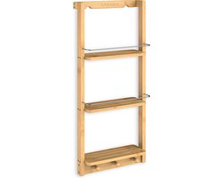 Casaria Bamboe Doucherek - Badkamerkast - Stellingkast-  70x28,5x10cm