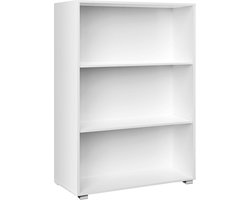 Casaria Boekenkast Set van 2 / 3+2 Vakken – MDF Verstelbaar – Wit