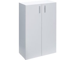 Casaria Boekenkast Vela - 3 Vakken Verstelbaar 115x60x28 cm - Wit