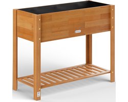 CASARIA Moestuinbak - 2 Etages 100x40x84cm - Acaciahout Bruin