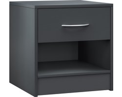 Casaria Nachtkastje - Lade Hout 41x39x28cm - Wit