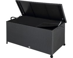 Casaria Opbergkist – Weerbestendig 122x56x61cm 420L - Zwart
