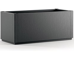 Casaria Plantenbak - Vorstbestendig Drainagesysteem 80l - Antraciet