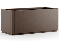 Casaria Plantenbak - Vorstbestendig Drainagesysteem 80l - Bruin