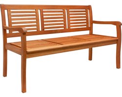 Casaria Tuinbank - FSC®-Gecertificeerd 153x90x60cm - Eucalyptushout