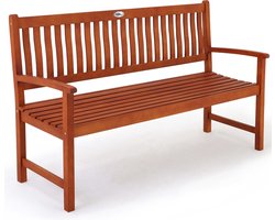 Casaria Tuinbank Maxima - 3-zits 152 cm FSC®-Gecertificeerd – Bruin