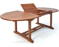 Casaria Tuintafel - FSC® gecertificeerd Eucalyptus 200x100x74cm - Bruin
