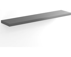 Casaria Wandplank - 110x23x4cm 15kg Belastbaar - Grijs