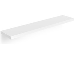 Casaria Wandplank Zwevend - 70 cm 15kg Belastbaar - Mat Wit