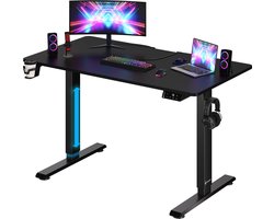 Casaria Zit Sta Bureau – Hoogte Verstelbaar Elektrisch - 110x60cm Zwart