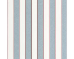 Caselio Line Up behang Classic Lines Blauw/Wit/Rood LNP 106736000