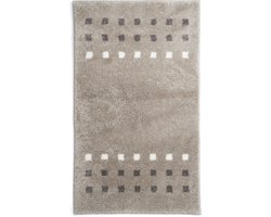 Casilin Badmat Antislip 120 x 70 Brica - Water absorberende Badkamermat - Wasbare Douchemat - Sneldrogend - Beige / Taupe