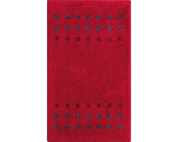 Casilin Badmat Antislip 120 x 70 Brica - Water absorberende Badkamermat - Wasbare Douchemat - Sneldrogend - Rood