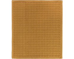 Casilin Badmat Antislip 55x60cm Royal - Waterabsorberende Badkamermat - Wasbaar en Sneldrogend - Voor Douche en Bad - 100% Katoen - Rechthoek - Geel, Oker