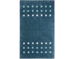 Casilin Badmat Antislip 60x100 Brica - Water absorberende Badkamermat - Wasbare Douchemat - Sneldrogend - Blauw