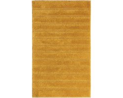 Casilin Badmat Antislip 60x100cm California - Waterabsorberende Badkamermat - Wasbaar en Sneldrogend - Voor Douche en Bad - 100% Katoen - Rechthoek - Oker, Geel