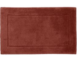 Casilin Badmat Antislip 60x100cm Orlando - Waterabsorberende Badkamermat - Wasbaar en Sneldrogend - Voor Douche en Bad - Hoogpolig - Acryl - Rechthoek - Oranje