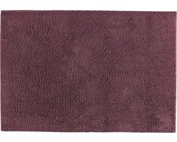 Casilin Badmat Antislip 60x90cm Havana - Waterabsorberende Badkamermat - Sneldrogend - 100% Katoen - Wasbaar - Figue Paars