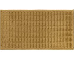 Casilin Badmat Antislip 70x120cm Royal - Waterabsorberende Badkamermat - Wasbaar en Sneldrogend - Voor Douche en Bad - 100% Katoen - Rechthoek - Geel